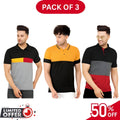 Pack of 3 | 50% OFF Men's Stylish Polo T-Shirts | DOS1044