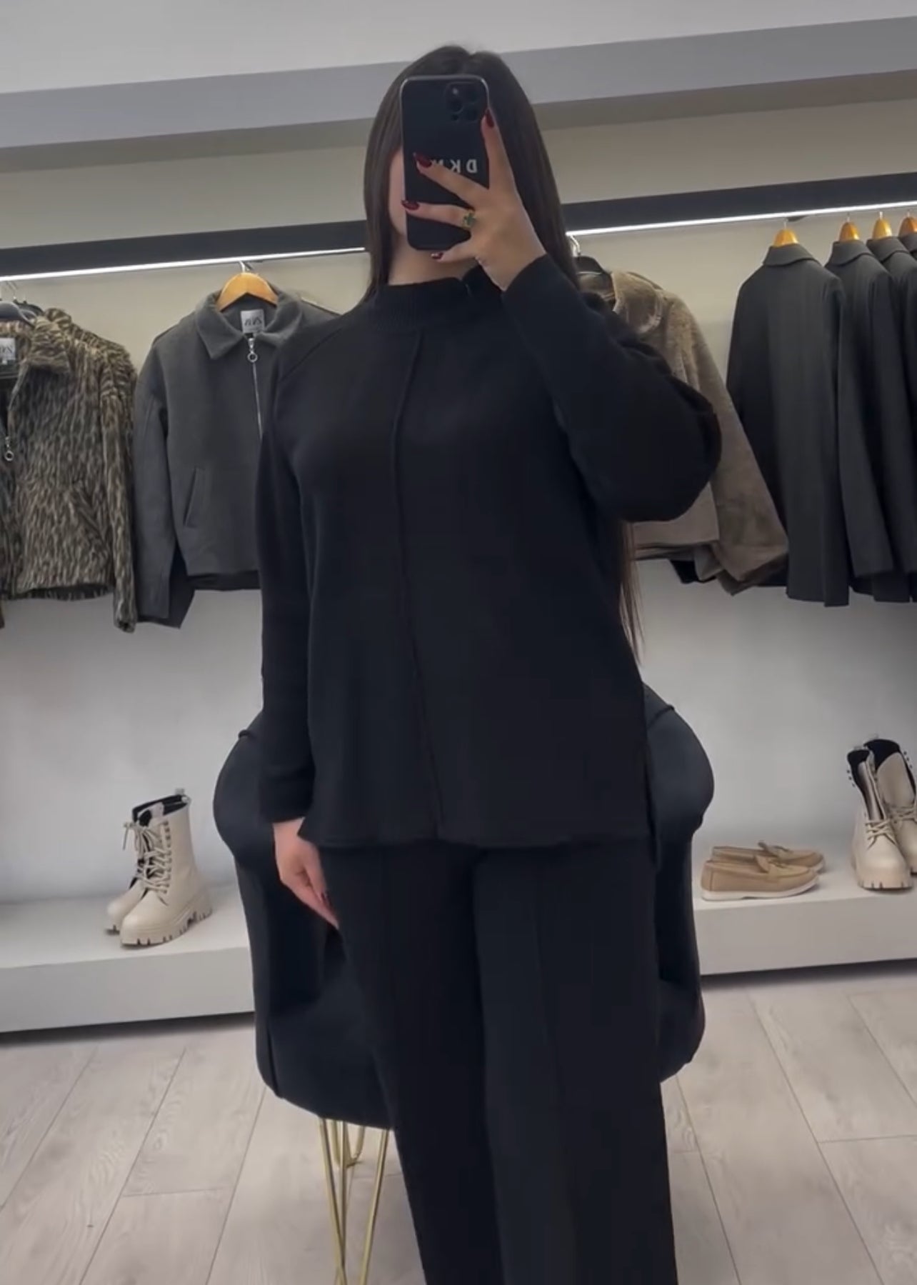 Bootcut Style Fleece Co-ord Set For Winters