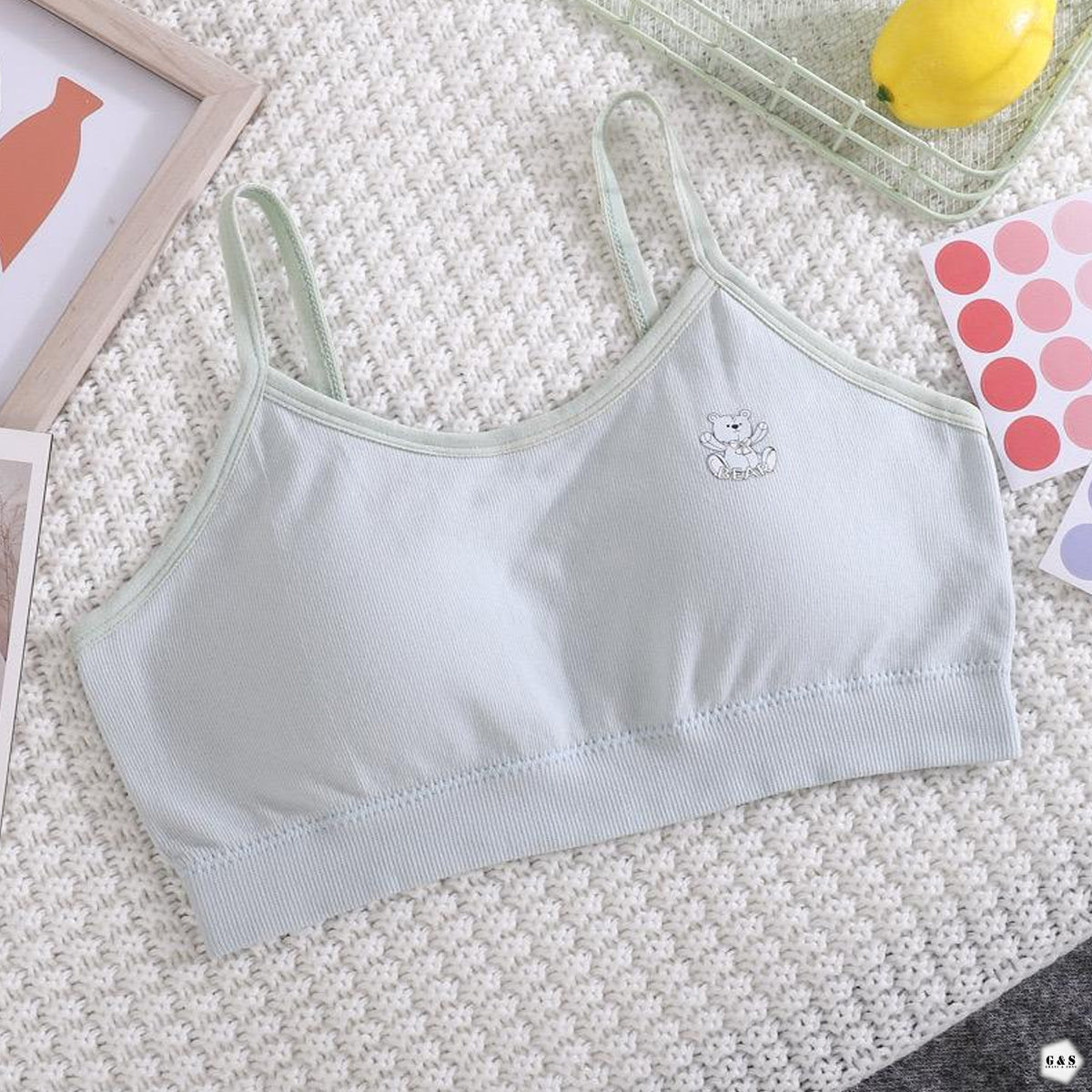 Girls Pack Of 3 High Quality Fix Pads T-Shirt Bralette