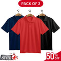 Pack of 3 | 50% OFF Men's Stylish Polo T-Shirts | DOS1050