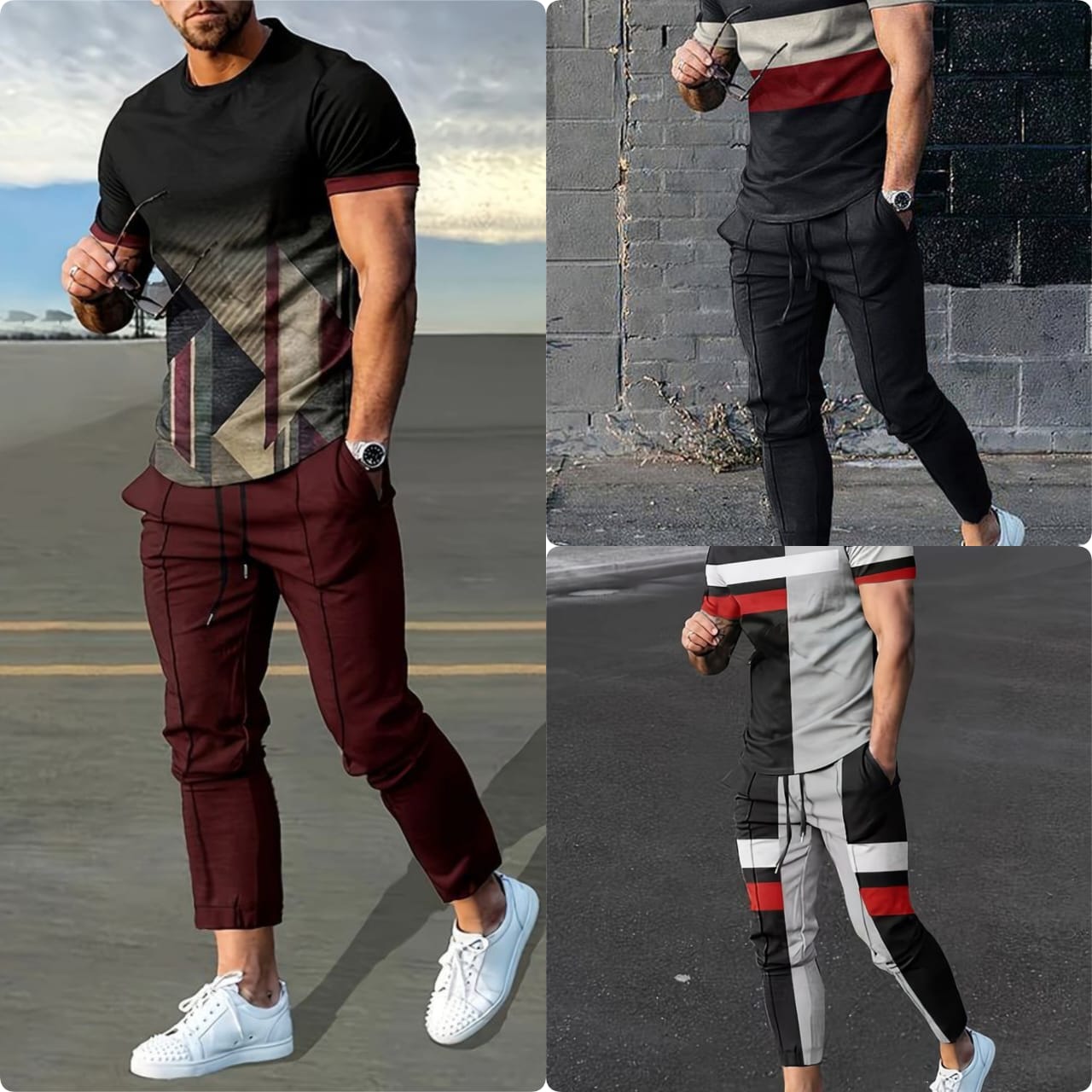 Pack of 3 Men's TrackSuit For Men in Rs.1299/- Code - 003