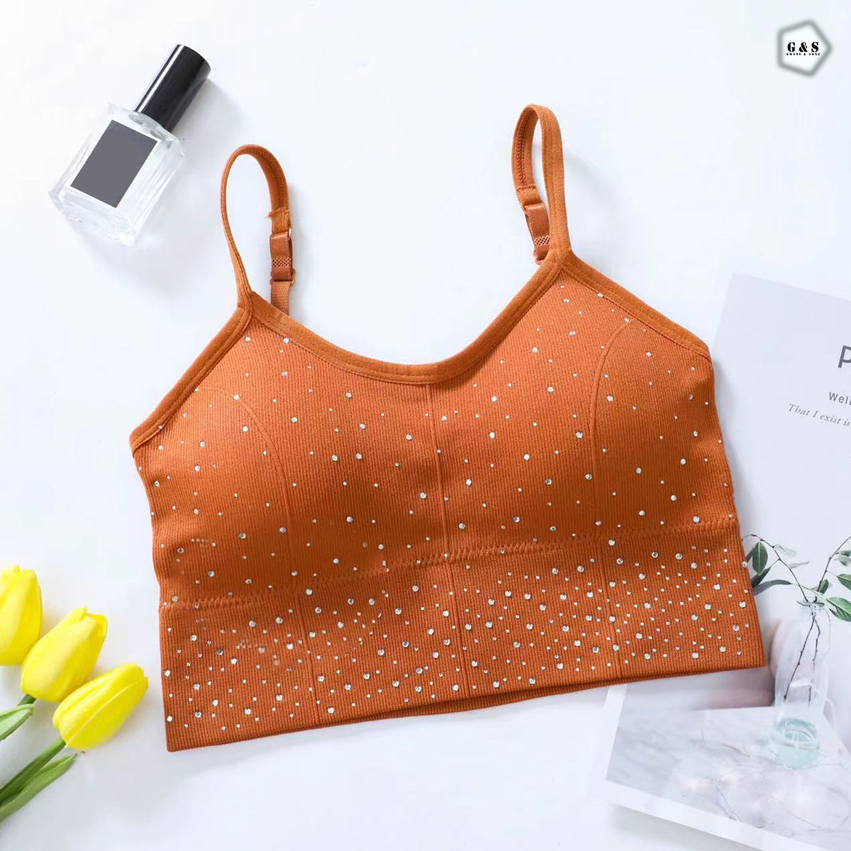 Stones Design Pack Of 3 Sports Bra/Bralette