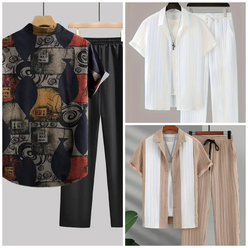 Pack of 3 Summer Tracksuits for Men – Stylish, Breathable & Comfortable Article#87685