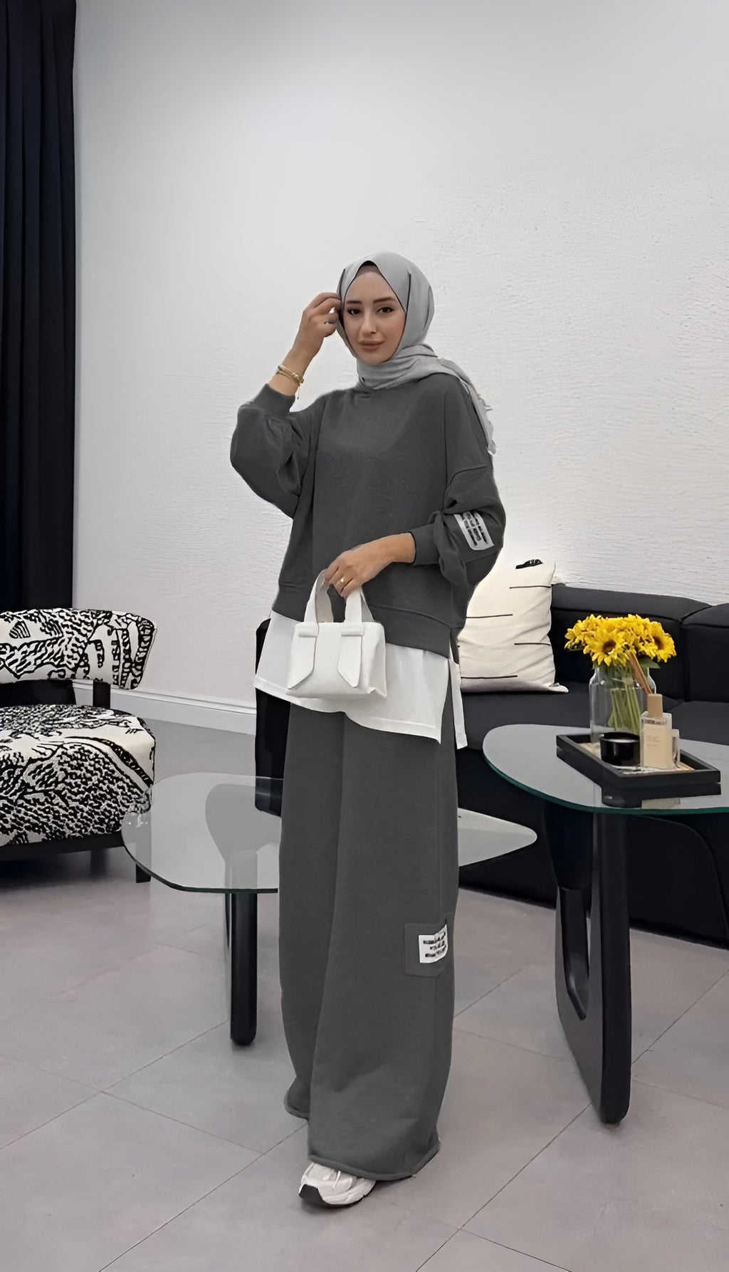 Shirt Extender Style Hooded Tracksuit For Winters