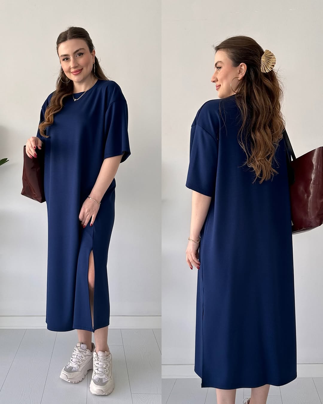 Casual Modal Drop Shoulder Dress
