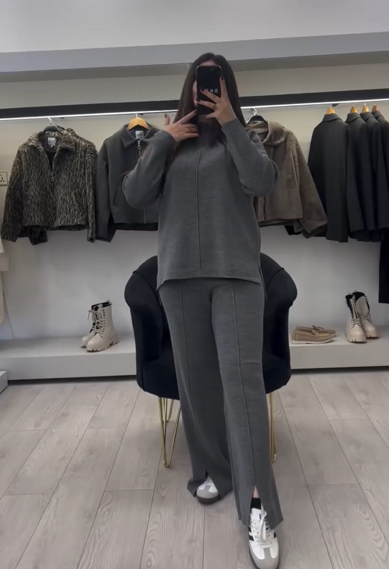 Bootcut Style Fleece Co-ord Set For Winters