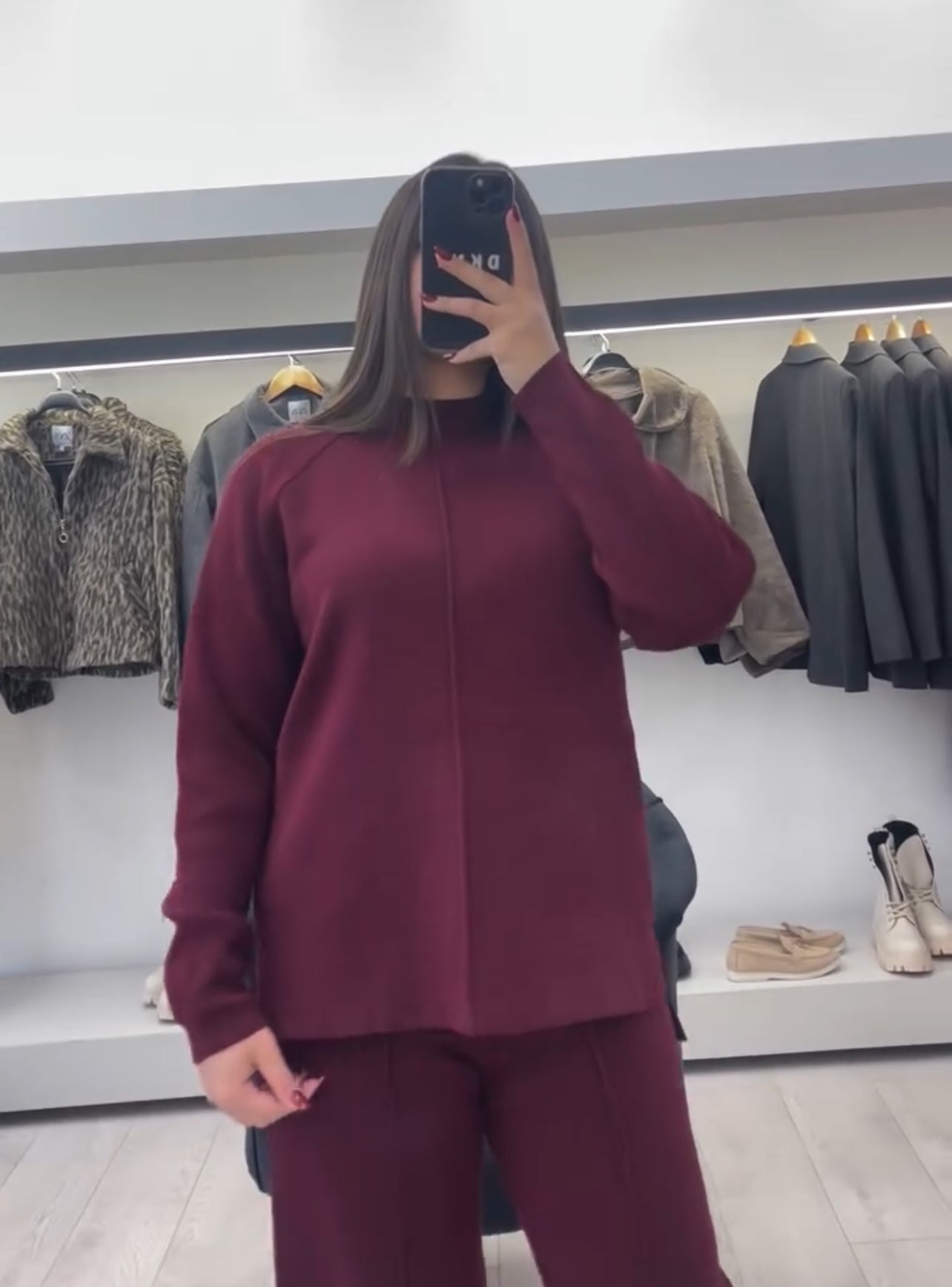 Bootcut Style Fleece Co-ord Set For Winters