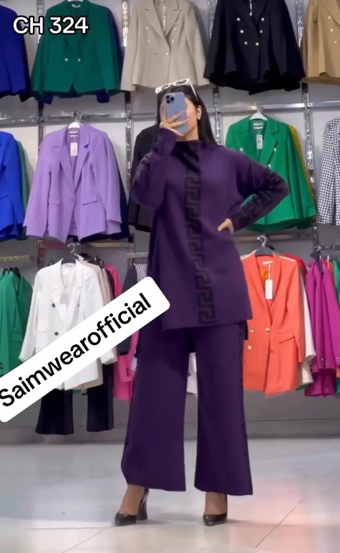 2 Pcs Printed Winter Outfit CH-324