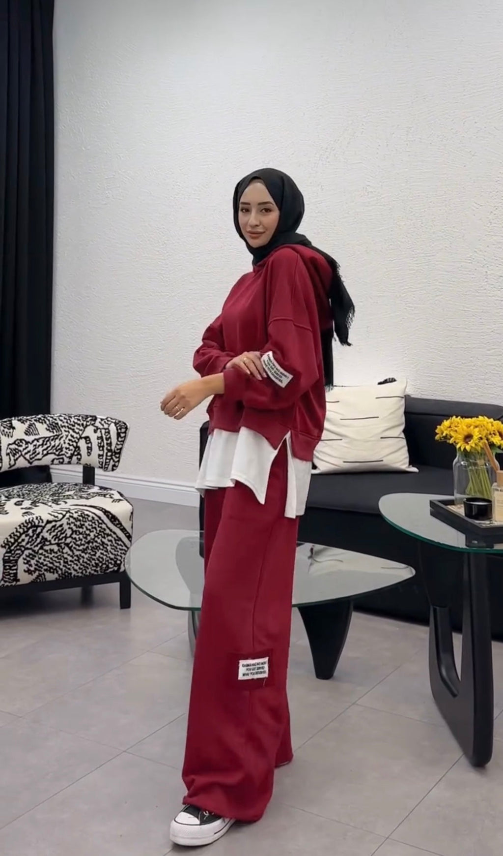 Shirt Extender Style Hooded Tracksuit For Winters