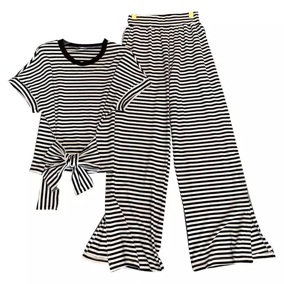 Get 2 Pcs Zebra Suit Lounge Wear