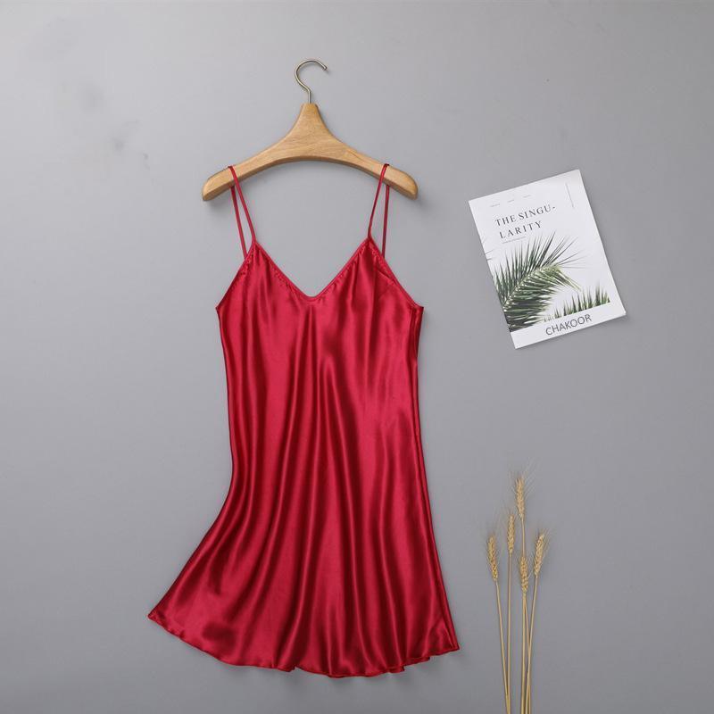 Long Silk Intimate Casual Women Sleepwear Top