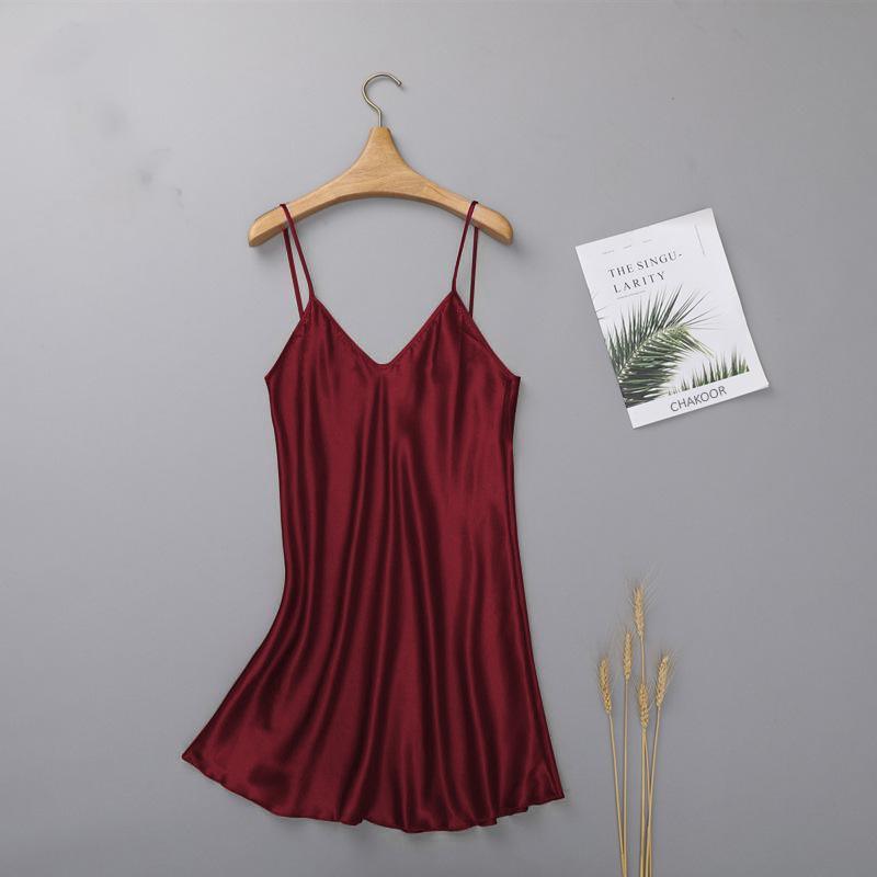 Long Silk Intimate Casual Women Sleepwear Top