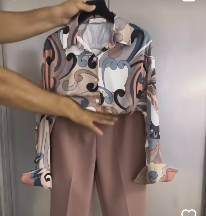 2 Pcs High waist Paint Dress