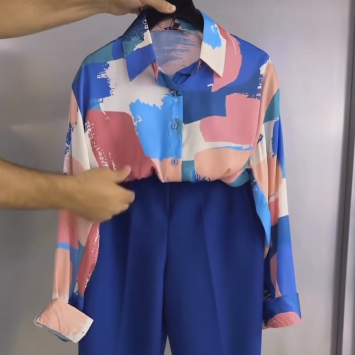 2 Pcs High waist Paint Dress