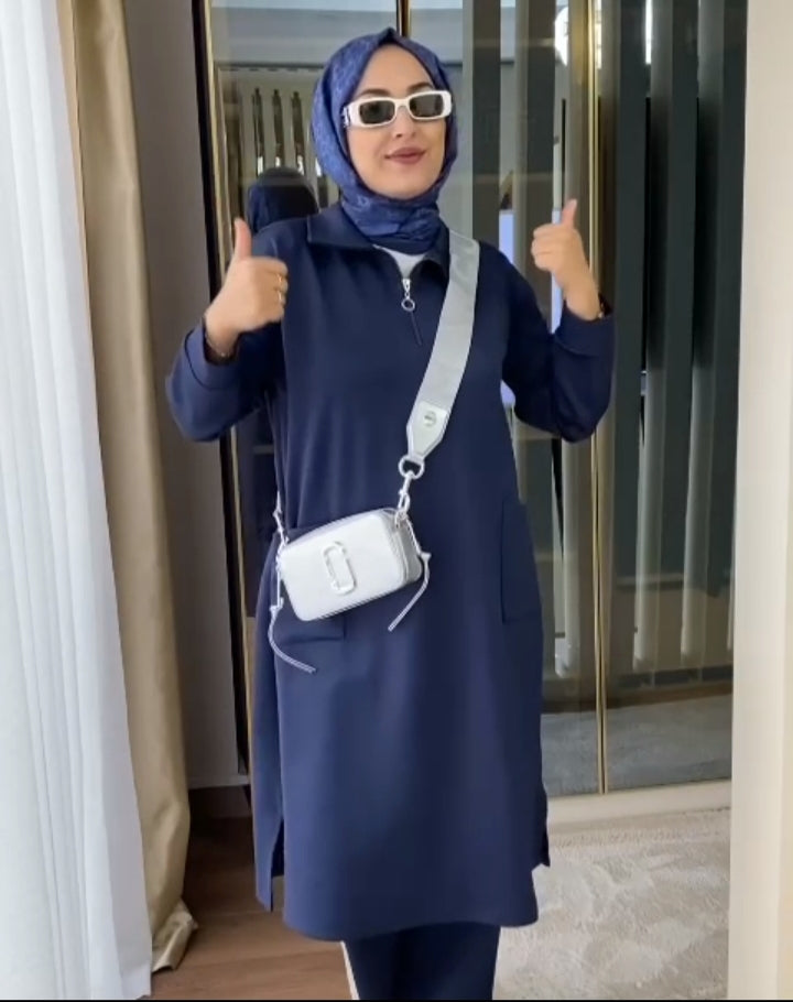 Front Pocket Style 2 Pcs Warm Winter Outfit CH 397