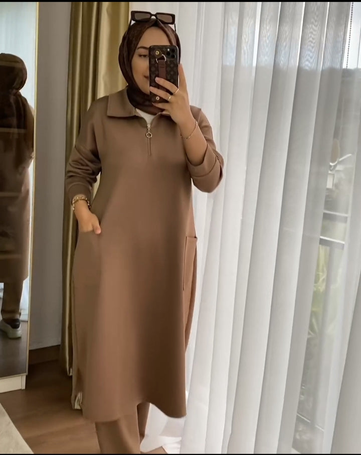 Front Pocket Style 2 Pcs Warm Winter Outfit CH 397