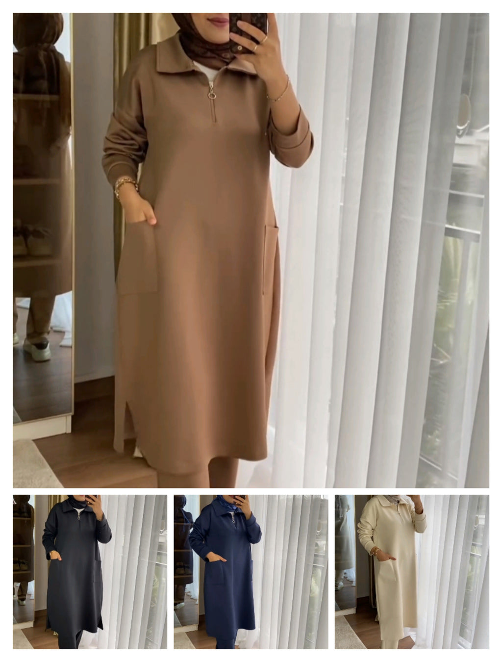 Front Pocket Style 2 Pcs Warm Winter Outfit CH 397