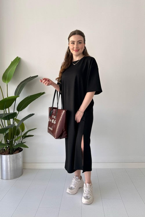 Casual Modal Drop Shoulder Dress