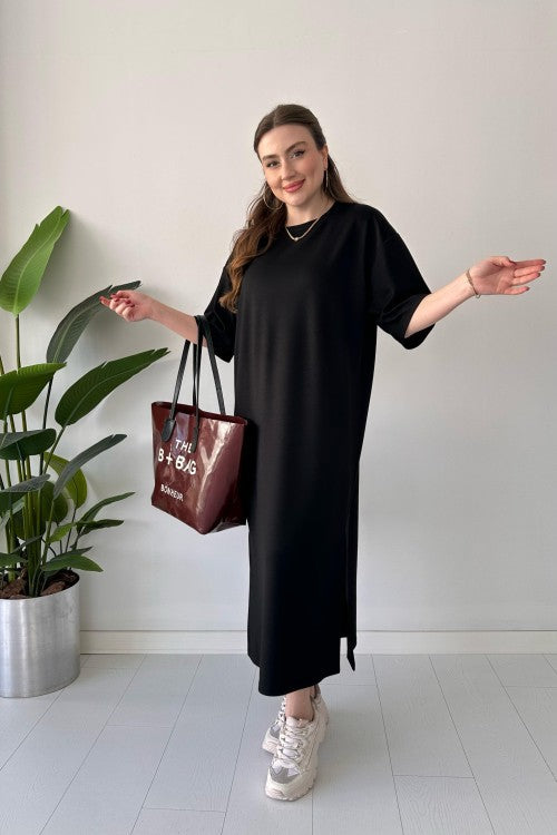 Casual Modal Drop Shoulder Dress