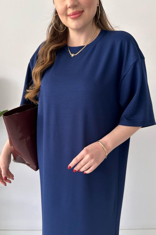Casual Modal Drop Shoulder Dress