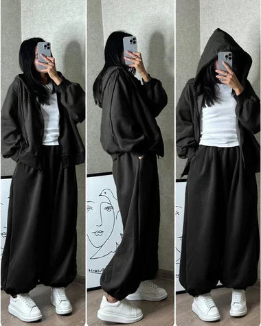 Cloud Flower Zipper Tracksuit