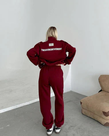 Mock Neck Cargo Pocket Winter Fleece Out-Fit