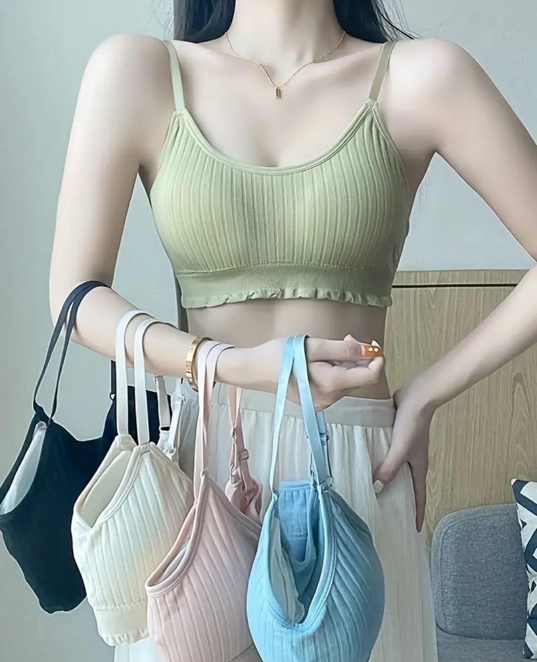 50% OFF SALE LIVE NOW | PACK OF 2 IMPORTED SPORTS FREE SIZE COMFORTABLE BRA