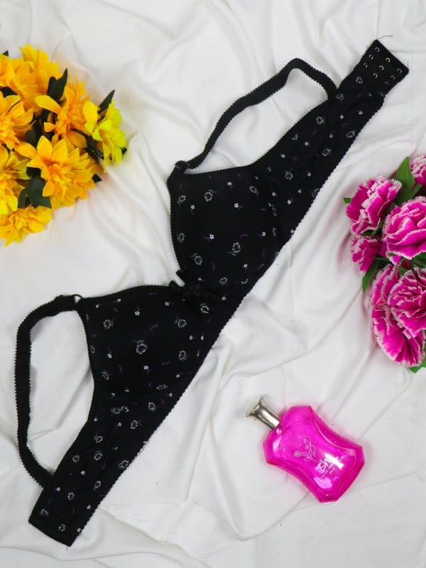 PACK OF 2 PREMIUM IMPORTED LOVE PRINTED SINGLE PADDED PUSHUP BRA | FREE HOME DELIVERY