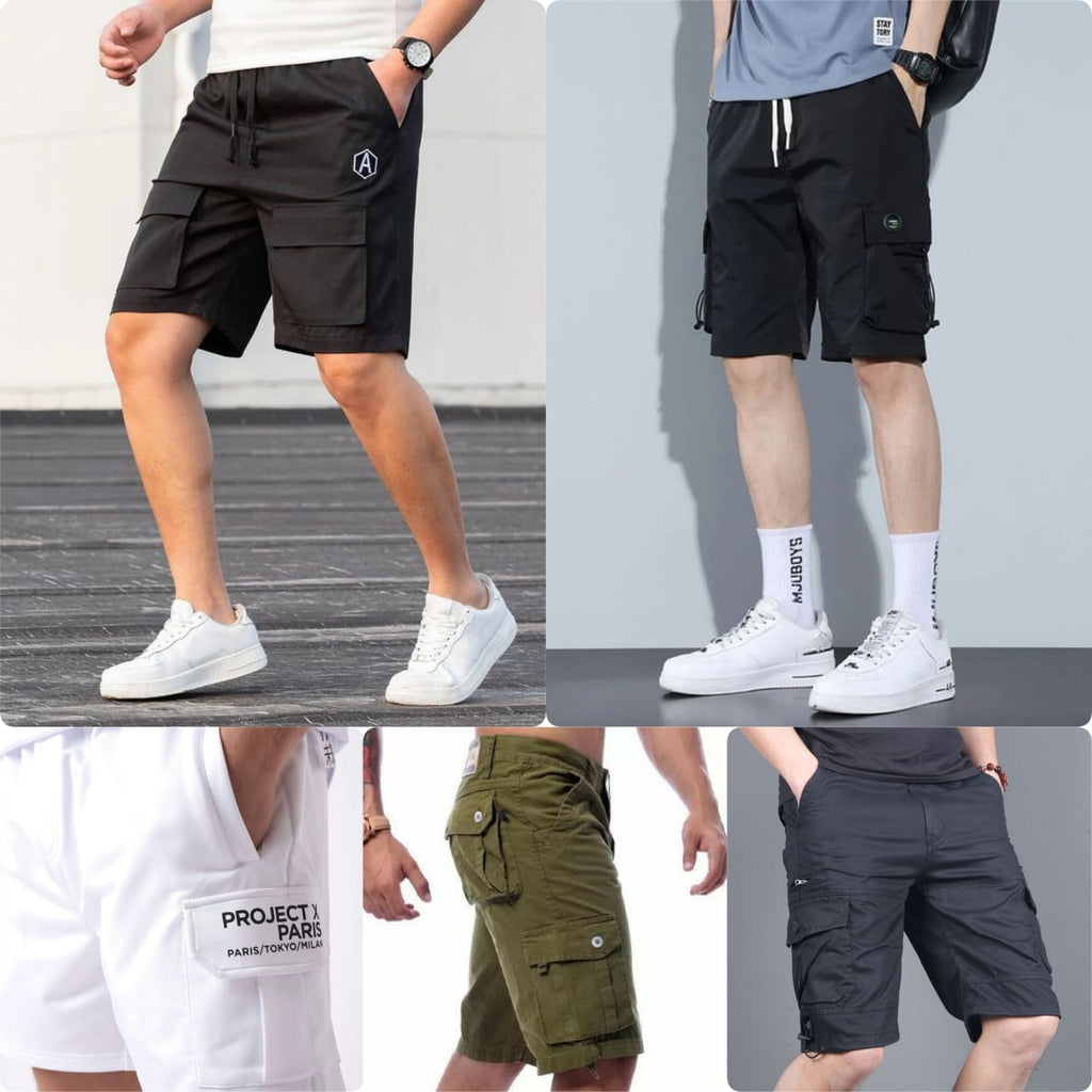 Pack of 5 Premium Cotton Shorts – All-Day Comfort | Breathable | All Sizes Available