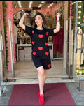 Heart Shape Printed T-Shirt & Short