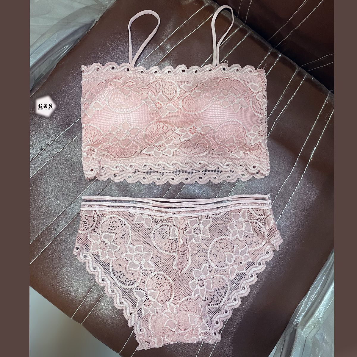 Pack Of 3 Stylish Bralette With Panties Set